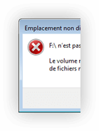 serveur volume ne monte pas