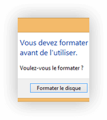 Panne erreur de formatage